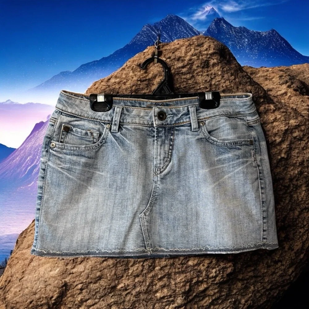 Silver Jeans Ravi Denim Mini Skirt - Picture 13 of 13